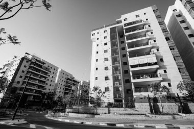 Rishon Le Zion, İsrail-23 Nisan 2018: yüksek konut bina Rishon Le Zion, İsrail.