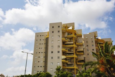 Rishon Le Zion, İsrail-7 Mayıs 2018: yüksek konut bina Rishon Le Zion, İsrail.