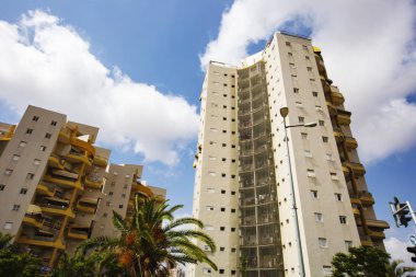 Rishon Le Zion, İsrail-7 Mayıs 2018: yüksek konut bina Rishon Le Zion, İsrail.