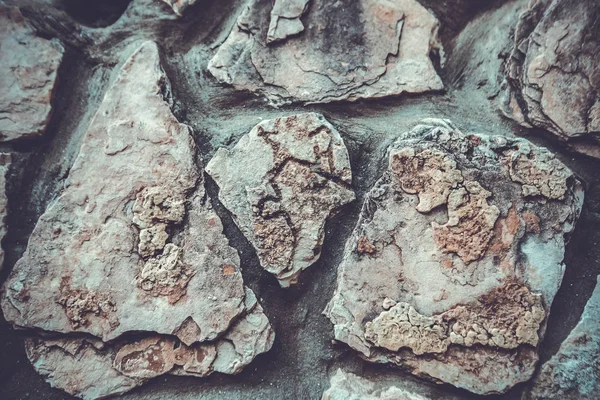 Primer plano de la pared de piedra natural. textura de pared de piedra —  Fotos de Stock