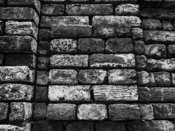 Terracota textura de fondo de pared de ladrillo. Fondo de la antigua pared de ladrillo rojo vintage. Grunge fondo de pared de ladrillo rojo con espacio de copia. Fondo de pared de ladrillo viejo. Plantilla de diseño con lugar para texto . — Foto de Stock