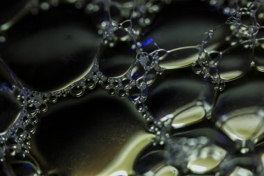 Sanatsal renkli arka plan ile baloncuklar. 