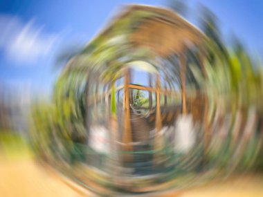 Soyut hareket bulanık efekt arka planı. Uzun pozda çekilmiş.