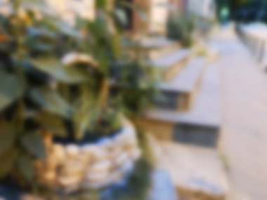 Tiflis 'teki bulanık eski şehir Sololaki.