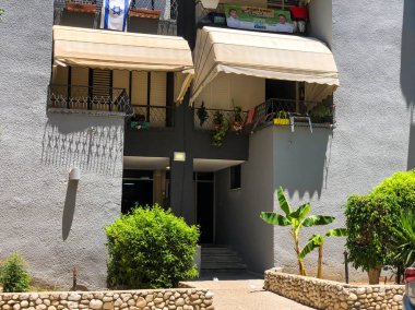 Rishon Le Zion, İsrail-18 Haziran 2018: yüksek konut bina Rishon Le Zion, İsrail.