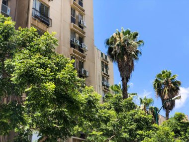 Rishon Le Zion, İsrail-18 Haziran 2018: yüksek konut bina Rishon Le Zion, İsrail.