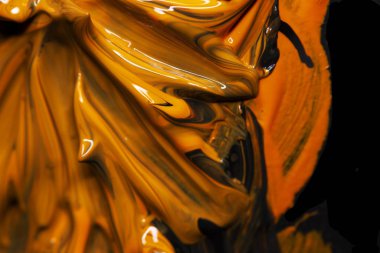 Soyut boyalı arka plan. Arkaplan turuncu renklerle boyanmıştı.