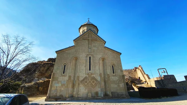 Tiflis 'teki Aziz Nicholas Kilisesi Narikala Ortodoks Kilisesi — Stok fotoğraf