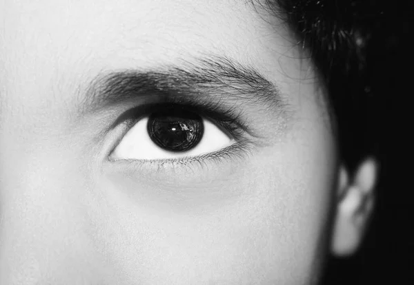 Immagine dell'occhio del bambino da vicino . — Foto Stock