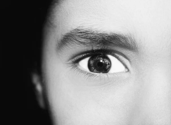 Imagen del ojo del niño de cerca . — Foto de Stock