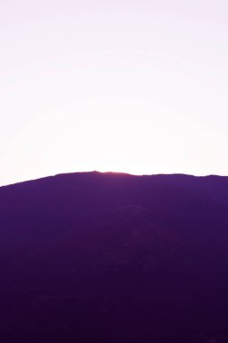 Gürcistan 'ın Mtskheta kasabası yakınlarındaki dağlar