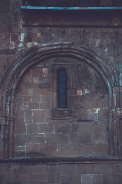 Mtskheta 'daki Svetitskhoveli Ortodoks Katedrali. Duvarlardan birinin ayrıntıları.