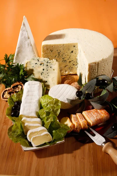 Collection Fromage Huile Olive — Photo