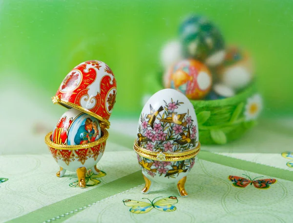 Пасха Пасхальные Яйца Пасхальные Торты — стоковое фото