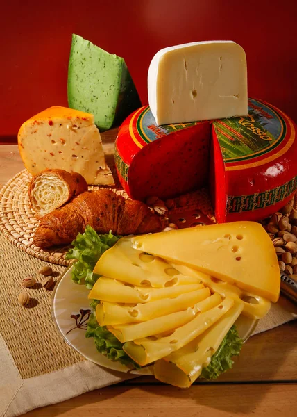 Cheese Different Types Beautiful Images — Stock Photo, Image