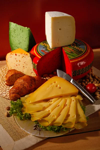 Fromage Différents Types Belles Images — Photo