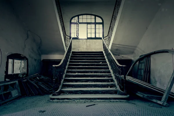 Haunted House Detail Terrifying Home Fear Terror — Stock Photo, Image