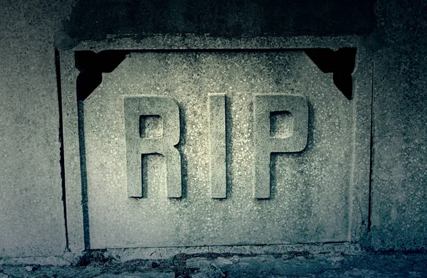 Знак разрыва в гробнице — стоковое фото