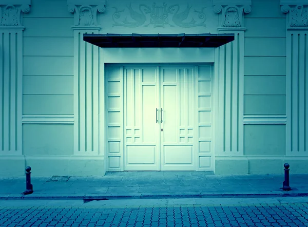 Old theater door — Stock Photo, Image