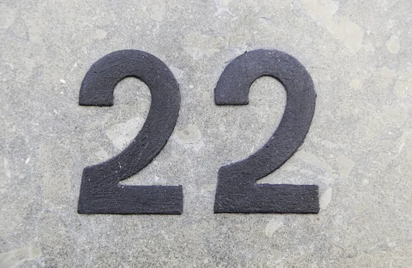 Number twenty two — Stock Photo, Image