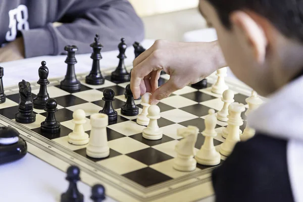 Чемпионат по шахматам в городе — стоковое фото