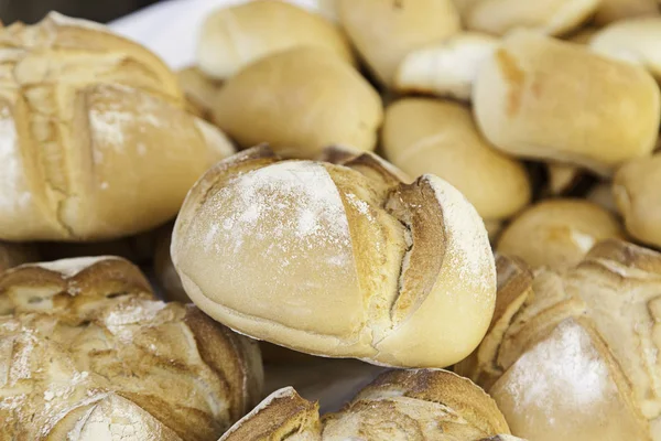 Artisan bread, detail of food — Stock Photo, Image