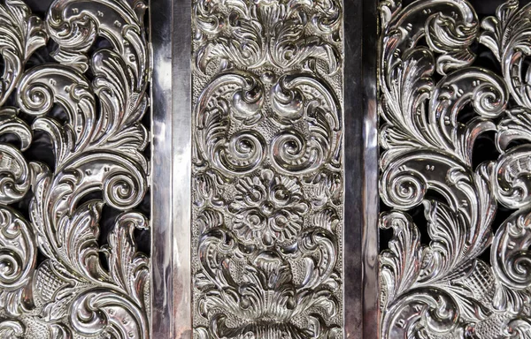 Silver carved, silver decoration — Stock Photo, Image