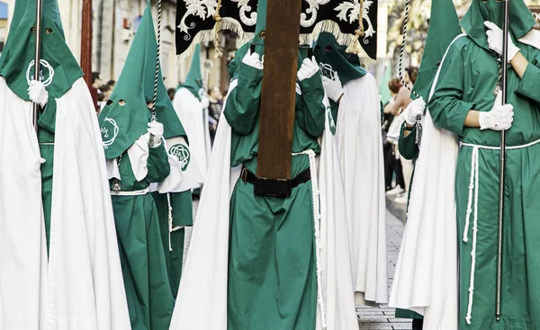 Påsk procession i staden — Stockfoto