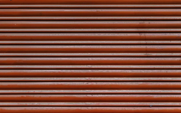 Röd metall vägg — Stockfoto