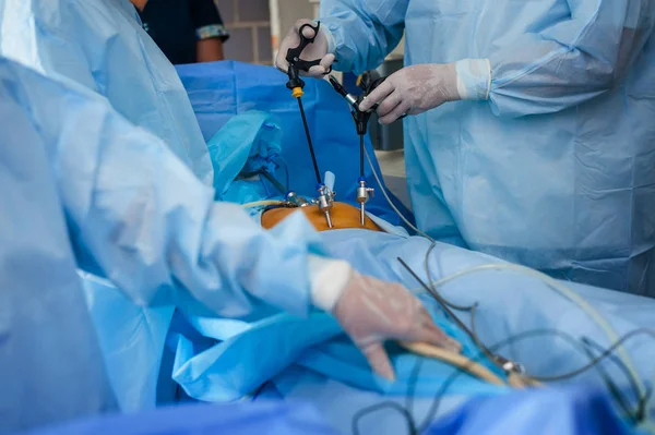 Endoskopik ekipman kullanarak işlemi