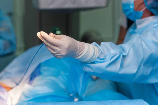 Tratamento de doenças vasculares com angiografia — Fotografia de Stock