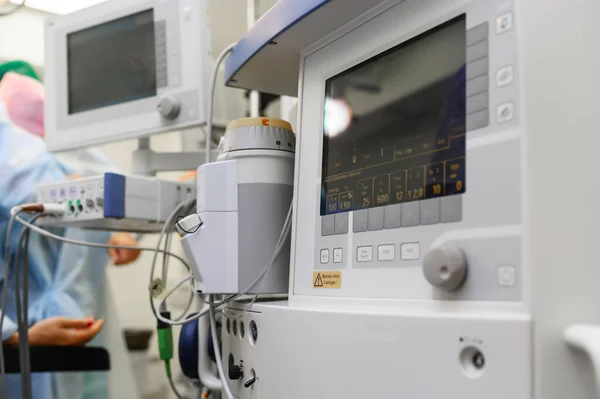 Apparaten För Artificiell Lungventilation Operationssalen — Stockfoto