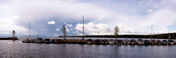 在 Vaestergoetland 西 Gothland，瑞典全景视图 — 图库照片