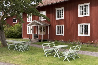 İsveç'te ahşap ev