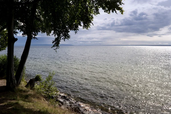 Hjo スウェーデンの近くの湖 Vaettern — ストック写真