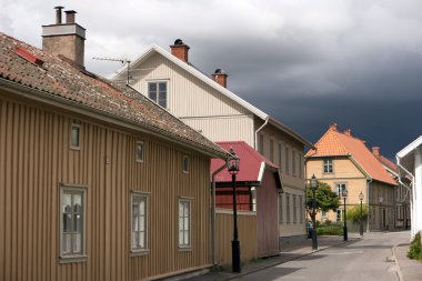 Hjo İsveç ahşap evler