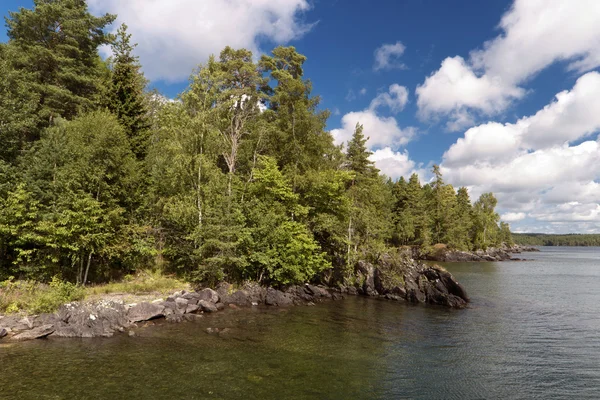 Táj a Lake Vaettern, Svédország — Stock Fotó