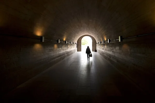 View in a tunnel — Stock Photo, Image