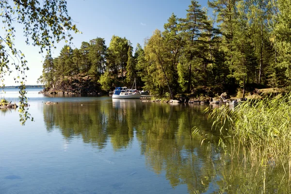 No Lago Vaenern, na Suécia — Fotografia de Stock