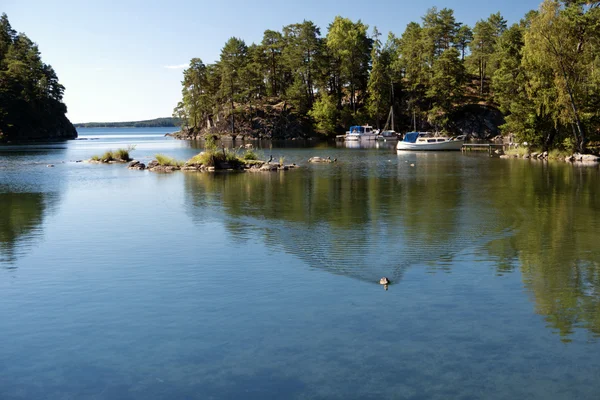 At the Lake Vaenern in Sweden — Stock Photo, Image