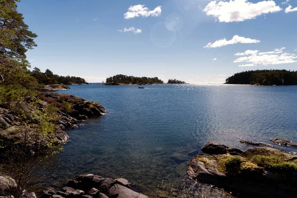 在瑞典湖 Vaenern — 图库照片