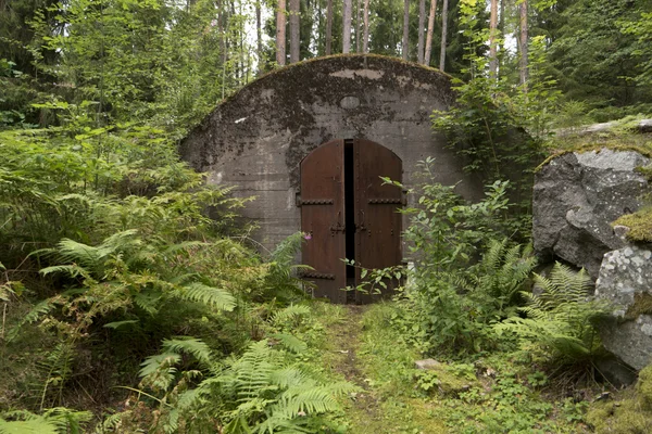 Bunker a terra in Svezia — Foto Stock