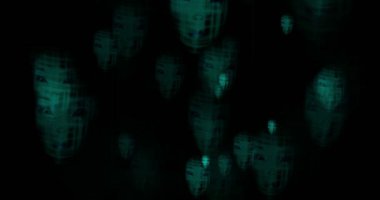 Bir hayalet ve rüya gibi sahne dijital animasyon