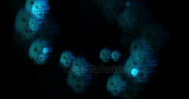 Bir hayalet ve rüya gibi sahne dijital animasyon