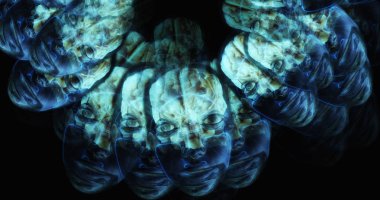 Bilgisayar oluşturulan görüntü gerçeküstü yabancı başkanları