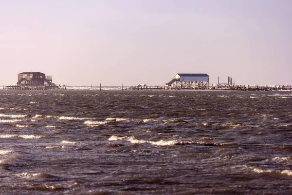 Beach Peter Ording Germany — Stock Photo, Image