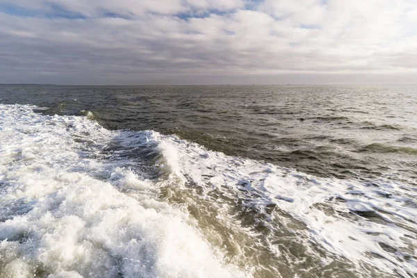 Aguas rugosas en el Mar del Norte — Foto de Stock