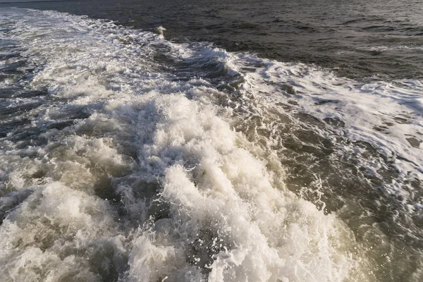 Acque agitate nel Mare del Nord — Foto Stock