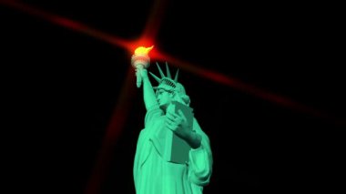 Özgürlük heykeli, dijital animasyon
