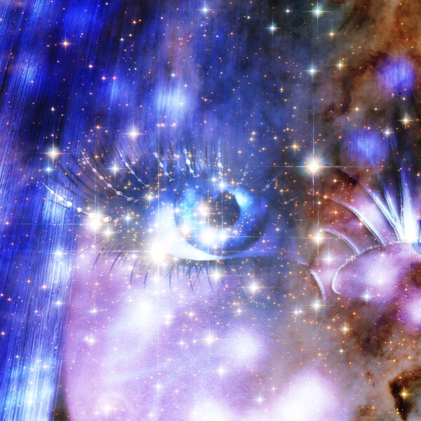 3D Rendering of a female Face - Elements of this Image by NASA